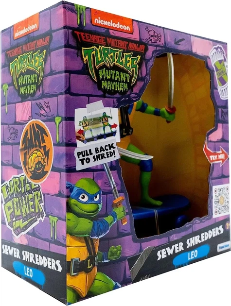 Игровая фигурка Funrise Черепашки Ниндзя Мастера боевых искусств Леонардо 71059 - изображение 4