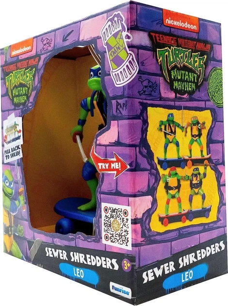 Игровая фигурка Funrise Черепашки Ниндзя Мастера боевых искусств Леонардо 71059 - изображение 5
