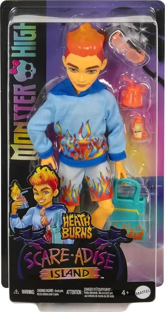 Кукла Монстер Хай Хит Бернс Остров Страха Monster High Heath Burns HRP69 - изображение 5
