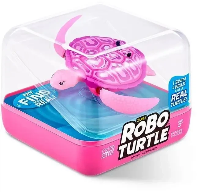 Інтерактивна іграшка Robo Alive Робочерепаха Рожева 71100 - зображення 2