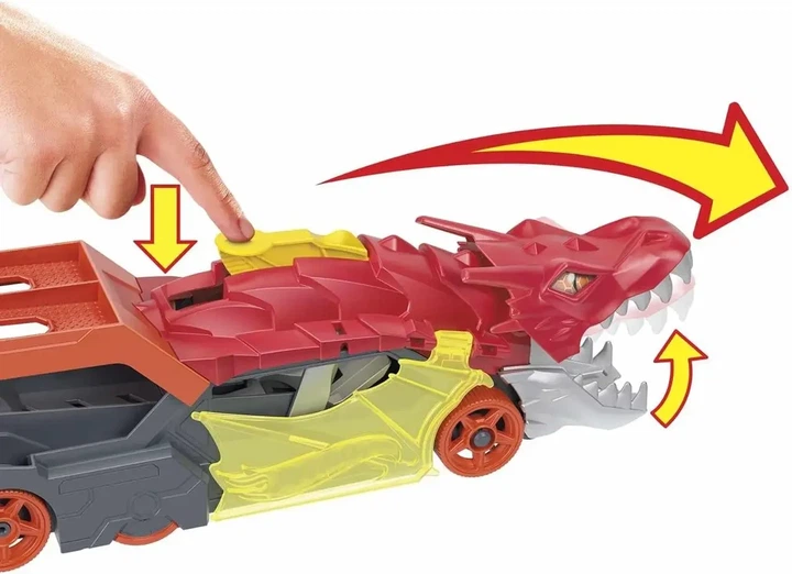 Ігровий набір Hot Wheels Транспортер Дракон Dragon Launch Transporter GTK42 - зображення 3