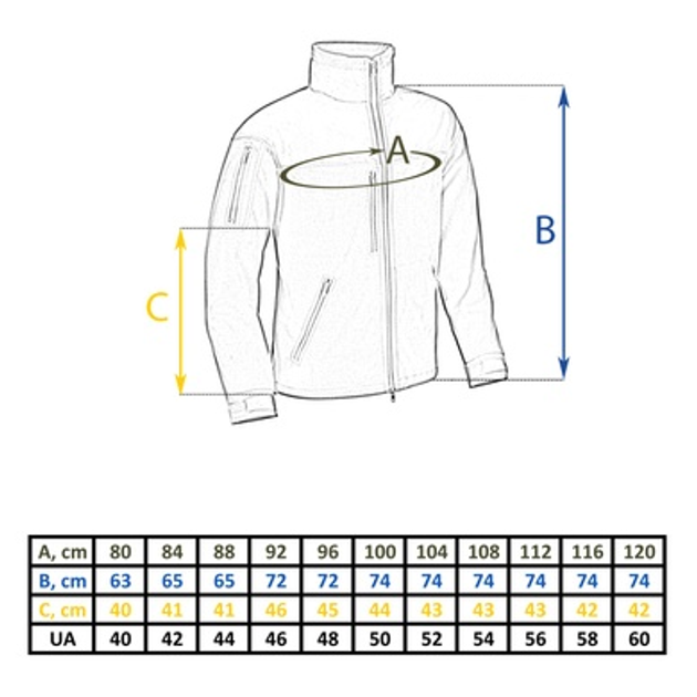 Куртка тактична Фліс зі вставками SoftShell Оливкова 54 - зображення 2