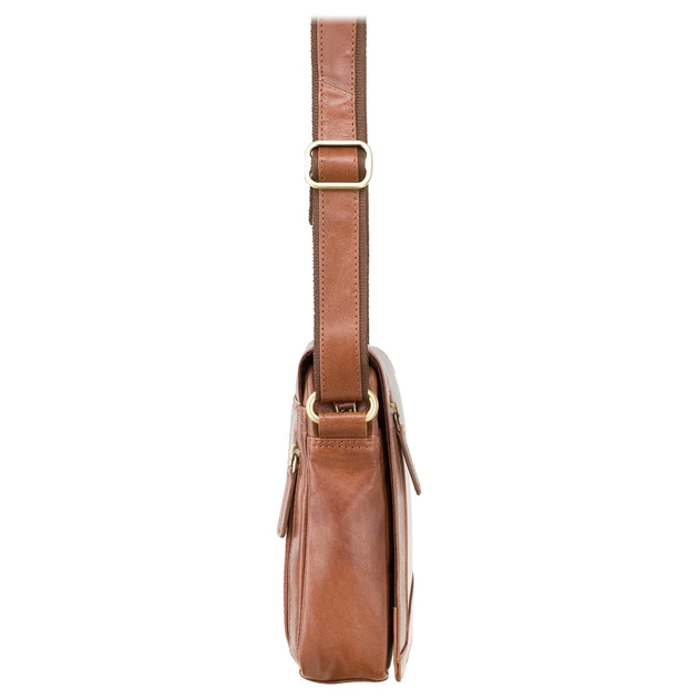 Чоловіча шкіряна сумка через плече Visconti S7 Messenger Bag A5 (Tan) - Фото 4 Чоловіча шкіряна сумка через плече Visconti S7 Messenger Bag A5 (Tan) - зображення 4
