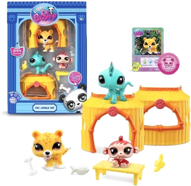 Ігровий набір TM Toys Pet Shop Littlest Джунглі з аксесуарами (0885561005158) - зображення 1