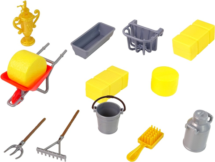 Zestaw do zabawy LEAN Toys Farm World Stajnia z akcesoriami (5905323212800) - obraz 6