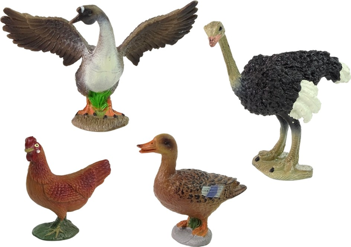Ігровий набір LEAN Toys Model Series Farmer Birds з аксесуарами (5904204757805) - зображення 4