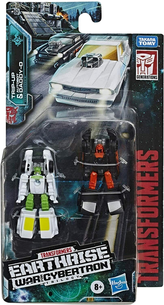 Samochód-transformer Hasbro Transformers War for Cybertron Micromaster Hot Rod Patrol 2 elementy (5010993639724) - obraz 1