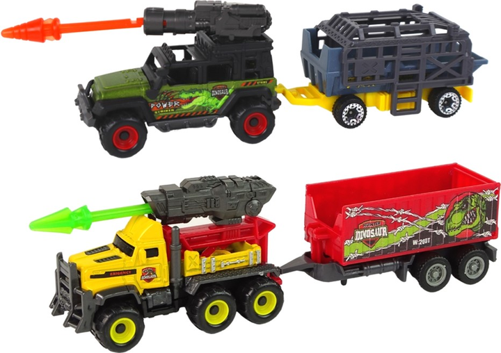 Ігровий набір LEAN Toys Транспорт та динозаври 12 деталей (5905679076071) - зображення 4
