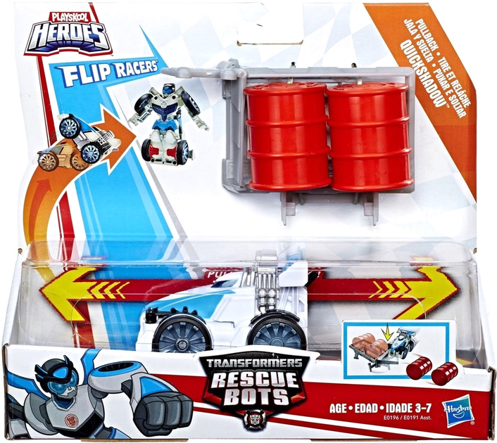 Samochód-transformer Hasbro Rescue Bots Quickshadow E0196 (0630509682935) - obraz 1