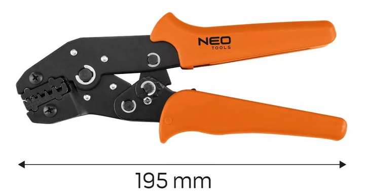 Szczypce NEO Tools do zaciskania końcówek tulejkowych 0.25 - 6 mm2 01-544 (5907558493689) - obraz 6