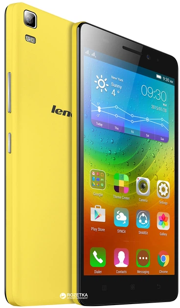 Мобильный телефон Lenovo A7000 Yellow - изображение 5