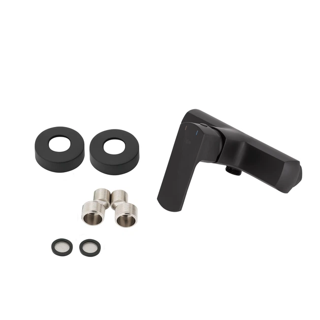 Змішувач для душу Qtap Lipno QTLIPNO4023101CB Black Matt - зображення 4