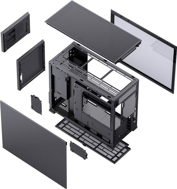 Obudowa Jonsbo D31 MESH Screen Micro-ATX Tempered Glass Black (6970620552514) - obraz 7