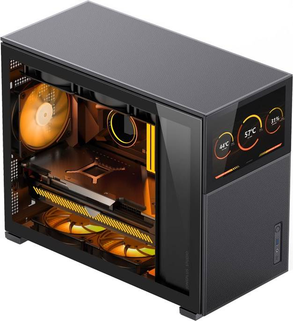 Obudowa Jonsbo D31 MESH Screen Micro-ATX Tempered Glass Black (6970620552514) - obraz 14