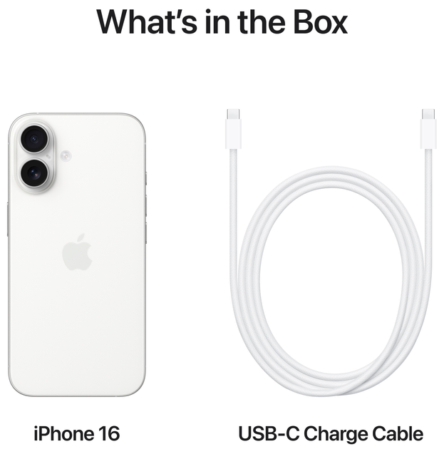 Smartfon Apple iPhone 16 128GB White (MYE93) - obraz 9