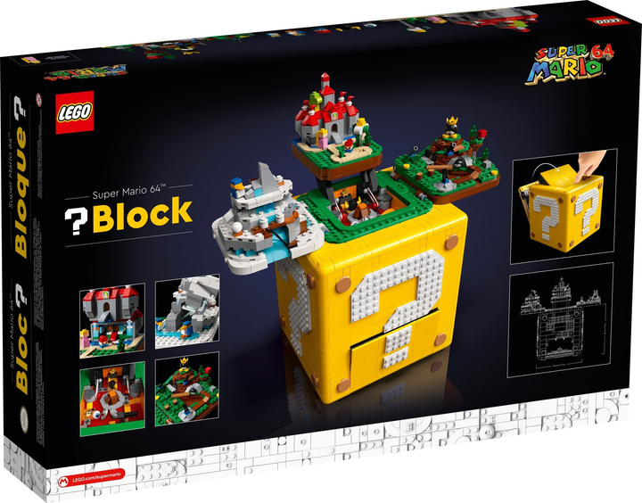 Zestaw klocków LEGO Super Mario Pytajnikowy blok  2064 elementy (71395) (955555906272032) - Outlet - obraz 1