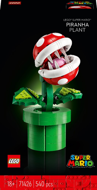 Конструктор LEGO Super Mario Рослина-піранья 540 деталей (71426) (955555905929806) - Уцінка - зображення 1