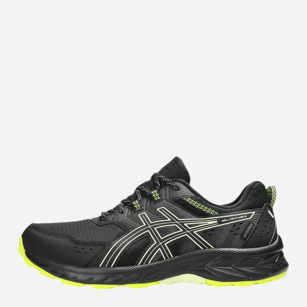 Чоловічі кросівки для бігу ASICS Gel-Venture 9 1011B705-003 45 (11US) 28.5 см Чорний/Світло-зелений (4550457727846) - зображення 3