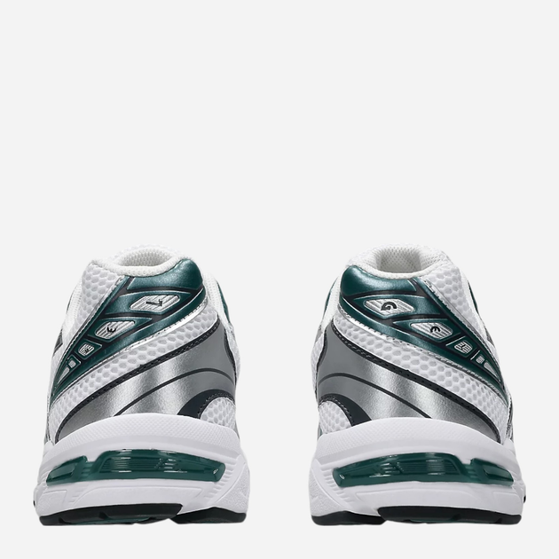 Buty sportowe męskie ASICS Gel-1130 1201A256-121 44 (10US) 28 cm Białe z zielonym (4550457730518) - obraz 5