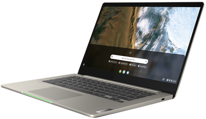 Сенсорный ноутбук 14" Lenovo IdeaPad 5 Chrome 14ITL6 Intel Core i5-1135G7 RAM 8GB SSD 512GB 10год батарея Chrome OS Алюмінієвий корпус (UKR) (102049629) - Уцінка - зображення 4