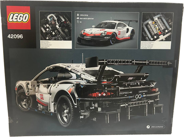 Конструктор LEGO TECHNIC Porsche 911 RSR 1580 деталей (42096) (955555905454797) - Уцінка - зображення 2