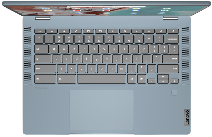 Сенсорний ноутбук 14" Lenovo IdeaPad Flex 5 Chrome 14IAU7 Intel Core i3-1215U RAM 8GB eMMC 128GB 10год батарея Chrome OS Алюмінієвий корпус (UKR) - Уцінка - зображення 4
