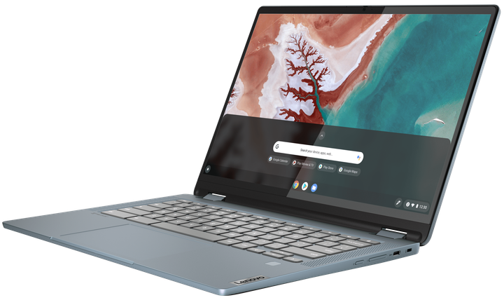 Сенсорний ноутбук 14" Lenovo IdeaPad Flex 5 Chrome 14IAU7 Intel Core i3-1215U RAM 8GB eMMC 128GB 10год батарея Chrome OS Алюмінієвий корпус (UKR) - Уцінка - зображення 6