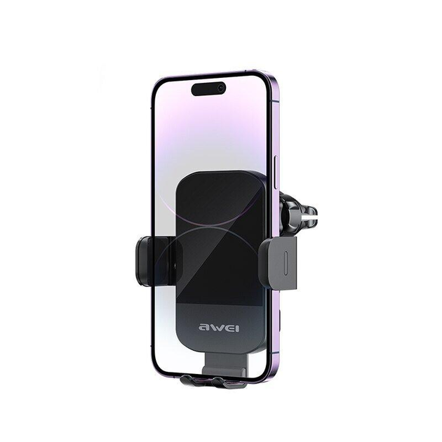 Автодержатель AWEI X43 15W Car Holder Wireless Charger Black - Фото 1 Автодержатель AWEI X43 15W Car Holder Wireless Charger Black - изображение 1