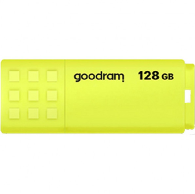 Флеш память флешка Flash GoodRAM UME2 128GB USB 2.0 Yellow (UME2-1280Y0R11#) - Фото 1 Флеш память флешка Flash GoodRAM UME2 128GB USB 2.0 Yellow (UME2-1280Y0R11#) - изображение 1