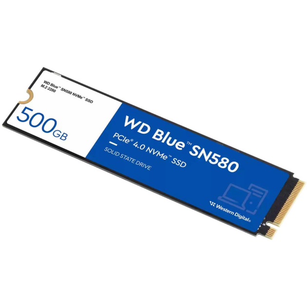 SSD-накопичувач Western Digital Blue SN580 500ГБ M.2 (WDS500G3B0E) - зображення 2