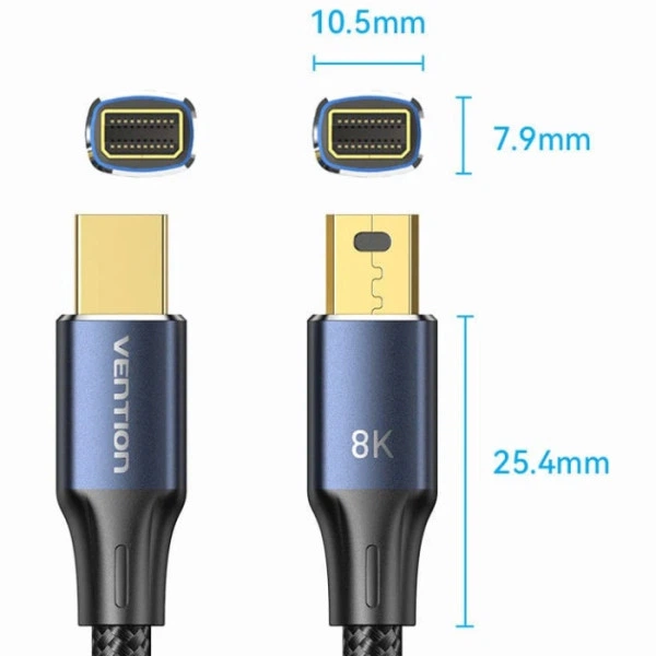 Кабель для передачі даних Vention DVI-D Male to Male 1.5м Чорний (EAABG) - зображення 4