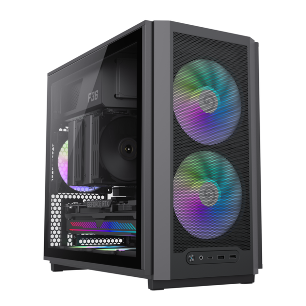 Корпус для компьютера GameMax F36 BK Без БП - изображение 9