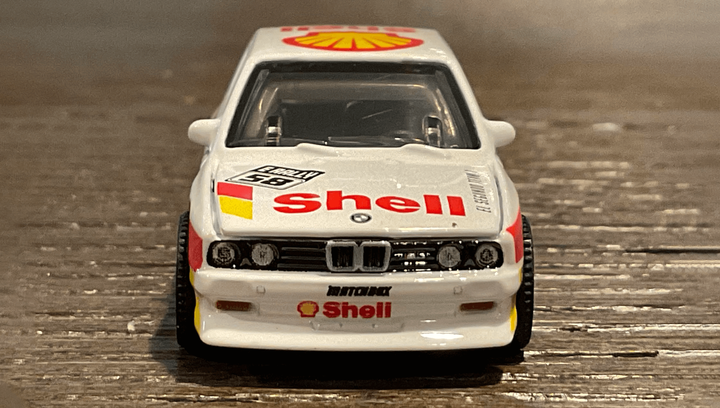 Машинка Premium Matchbox 1993 BMW E30 M3 Shell Collectors 1:64 HVW08 White - зображення 3