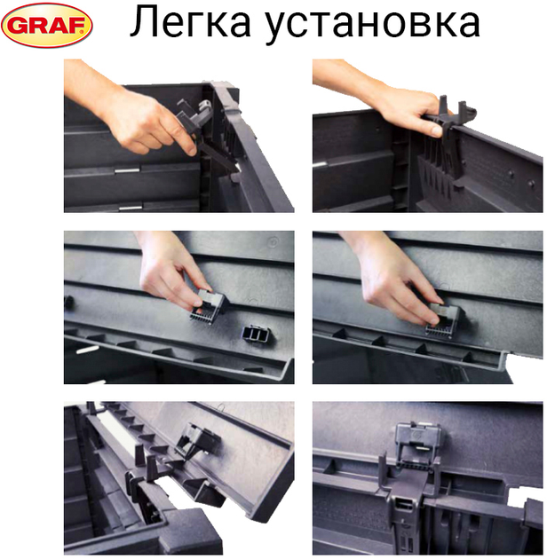Компостер Graf Eco-King 600 Зеленый (627001) - изображение 3