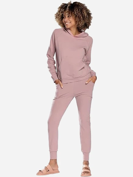 Худі жіноче DKaren Hoodie Seattle M Рожеве (5903251457973) - зображення 3