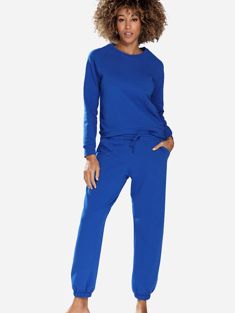 Bluza damska bez kaptura DKaren Wenezja S Niebieska (5903251458628) - obraz 3