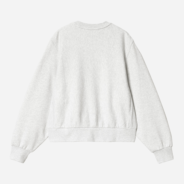 Світшот жіночий Carhartt WIP American Script Sweatshirt W I033649-482XX XS Світло-сірий (4064958867128) - зображення 4