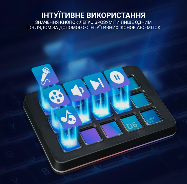 Контроллер для стриминга Fifine D6 Stream controller - изображение 12