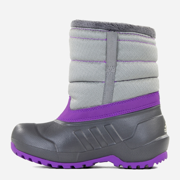 Śniegowce dziecięce dla dziewczynki ocieplane adidas Winterfun Girl G62875 34 Szare (4051941725589) - obraz 2