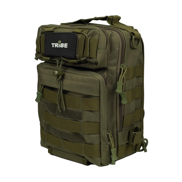 Сумка через плечо Tribe Sling Pack 6,5л оливковая T-IE-0003-olive - зображення 1