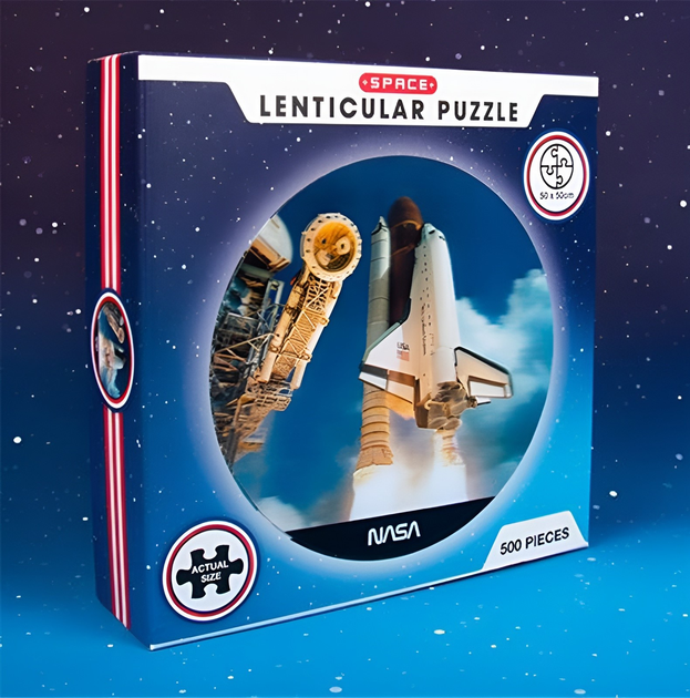 Puzzle 3D Fizz Creations NASA 500 elementów (5060949245561) - obraz 3