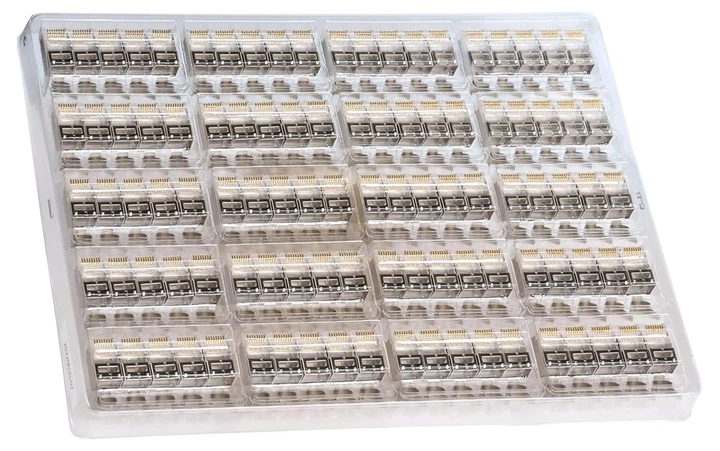 Наскрізні екрановані конектори RJ45 CAT6A / CAT6e / CAT7 Jonard Tools RJ456A-SC (100 шт.) (JIC-RJ456A-SC) - Фото 2 Наскрізні екрановані конектори RJ45 CAT6A / CAT6e / CAT7 Jonard Tools RJ456A-SC (100 шт.) (JIC-RJ456A-SC) - зображення 2