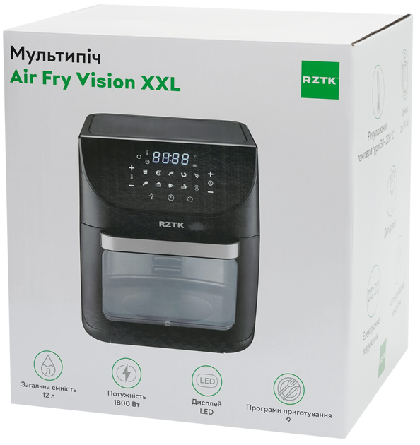 Мультипіч RZTK Air Fry Vision XXL - зображення 17