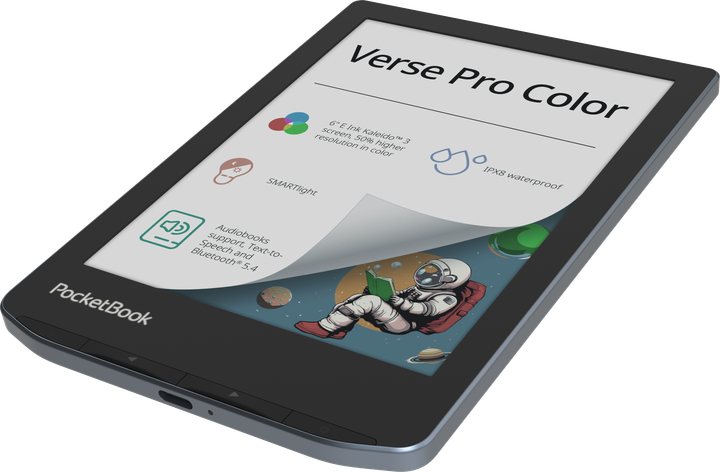 Електронна книга з підсвічуванням PocketBook Verse Pro Color Stormy Sea (PB634K3-1-WW) - зображення 3