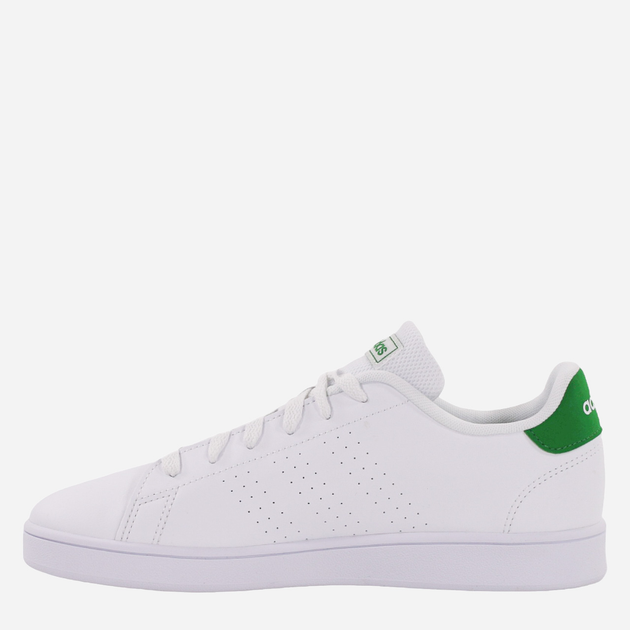 Tenisówki młodzieżowe dla dziewczynki adidas Advantage K GY6995 36.5 Biały/Zielony (4065426540000) - obraz 2