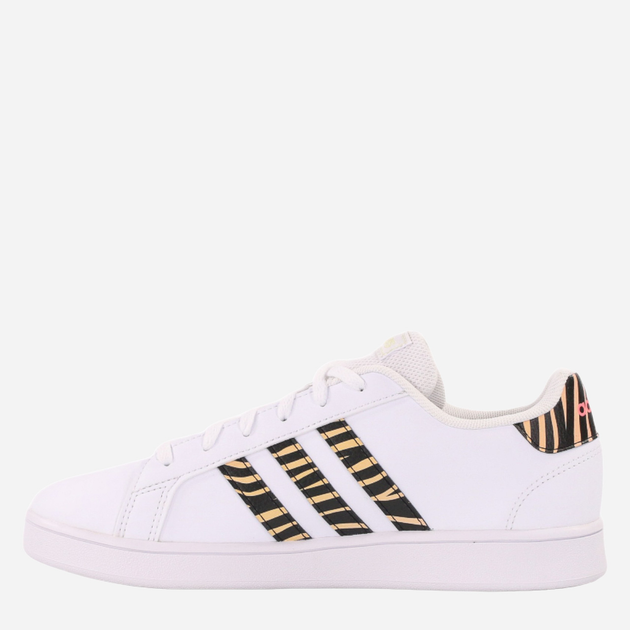 Tenisówki młodzieżowe dla dziewczynki adidas Grand Court K GZ1067 39.5 Białe (4065418281430) - obraz 2