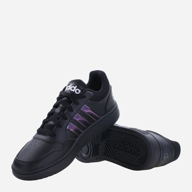 Sneakersy młodzieżowe dla dziewczynki adidas Hoops 3.0 K GZ9671 36 Czarne (4066748607167) - obraz 4
