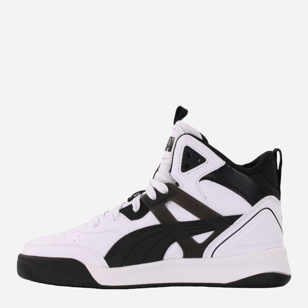 Підліткові черевики для хлопчика Puma Backcourt Mid 374411-04 35.5 Білий/Чорний (4063697968783) - зображення 2