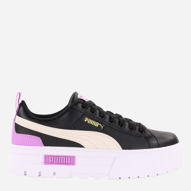 Підліткові кеди для дівчинки Puma Mayze Lth 384527-07 37.5 Чорні (4065449630252) - зображення 1