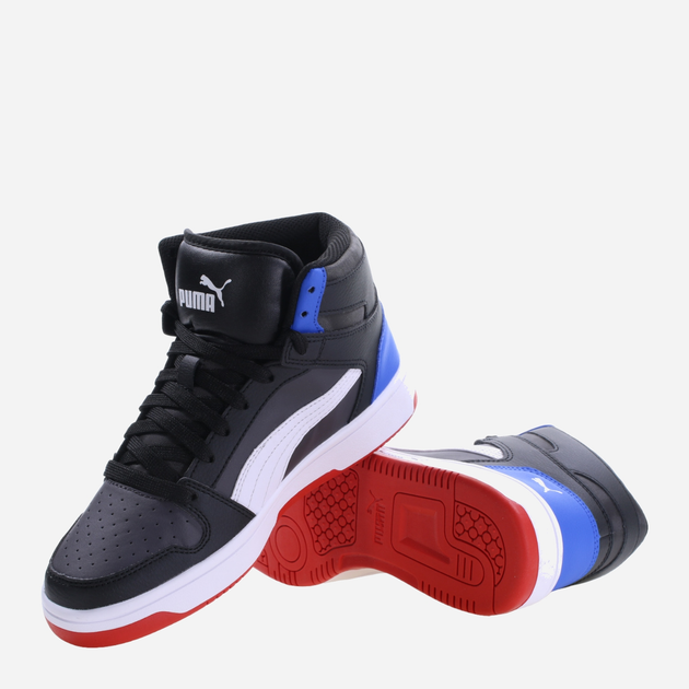 Trzewiki chłopięce Puma Rebound Layup SL Jr 370486-24 38.5 Czarne (4099683244555) - obraz 4